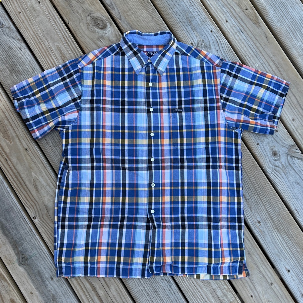 Vintage Chaps Ralph Lauren Plaid Button Up Shirt